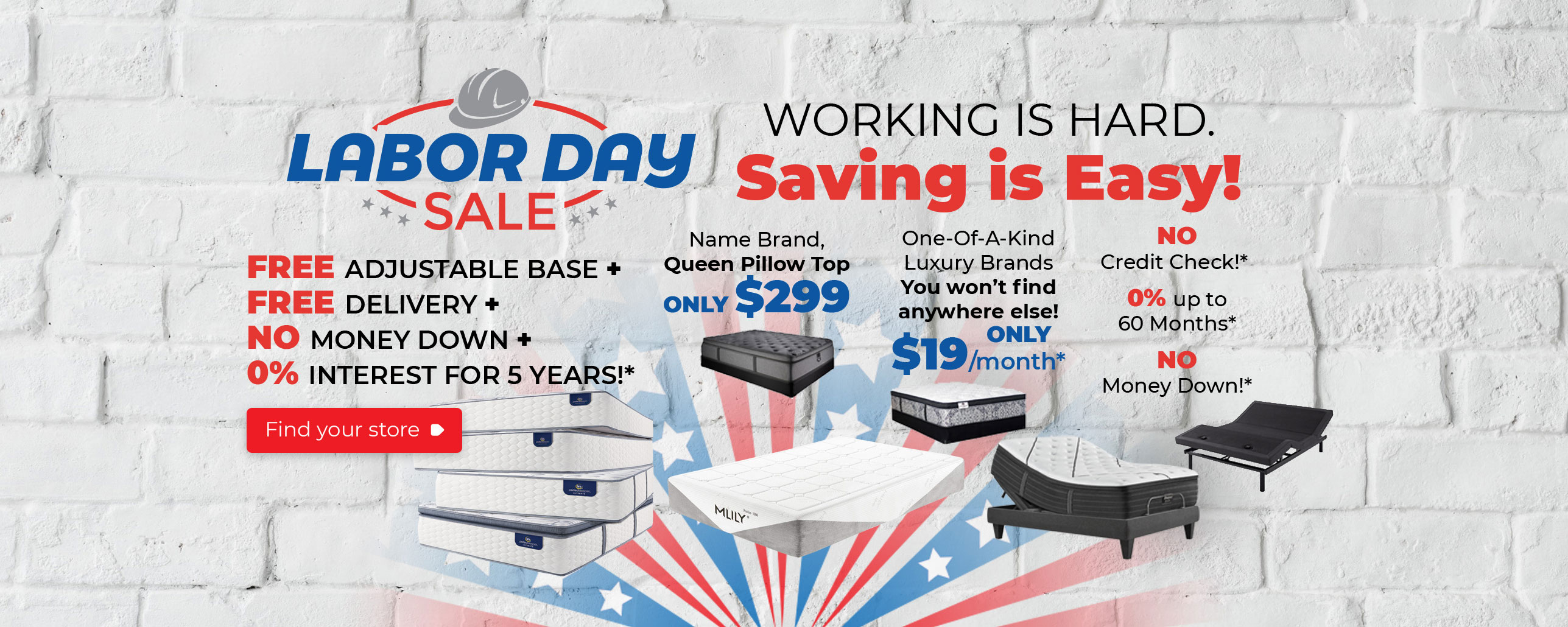 Labor day mattress store sale 2019 near me